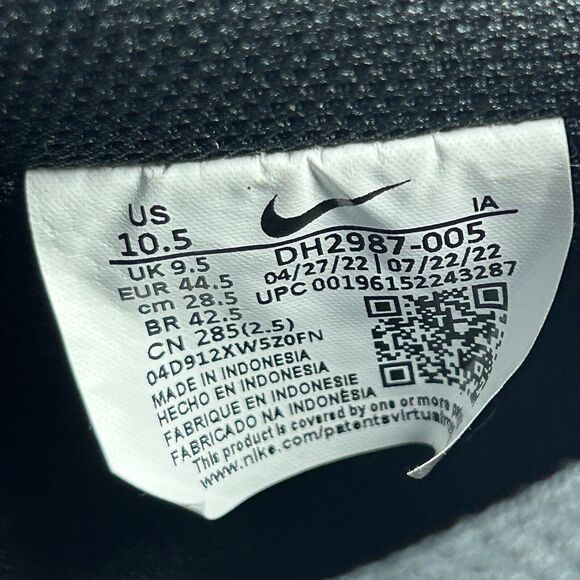 Nike Court Vision Low Next Nature Men's Sneaker Shoes Black Size 10.5 DH2987-005 - Picture 15 of 16